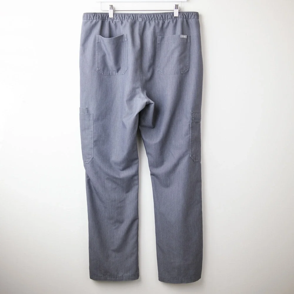 FIGS‎ Scrub Pants Technical Collection Mens XL Grey TM3001 Cargo Medical PO 1897